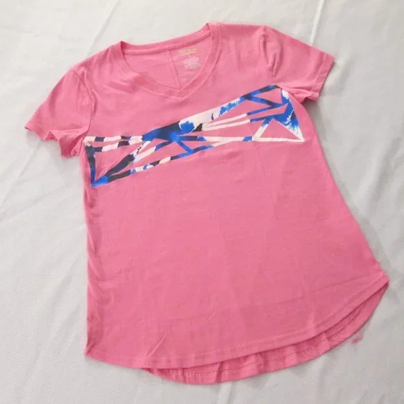 JUNIOR'S/WOMEN'S STRIPE HOODIE AND PINK TOP WITH GRAPHIC BUNDLE SIZE SMALL (2) - Picture 3 of 3
